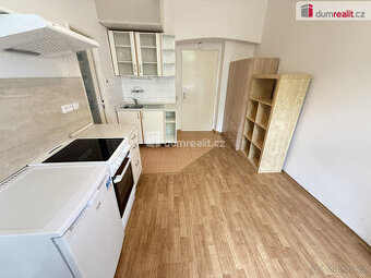 Pronájem bytu 2+kk 35m2 P5 Smíchov zařízený cihla