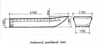Ponton ocelový vojenský - 1