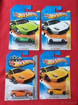Hot Wheels - 4x Lamborgini Gallardo
