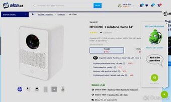 Projektor HP C200