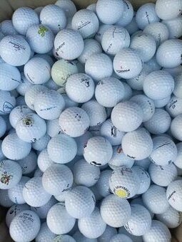 Hrané golfové míčky 50ks, levné značky, třída A/B