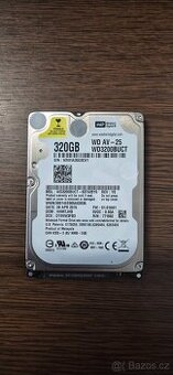 Pevné disky SATA 2.5" WD 320GB.
