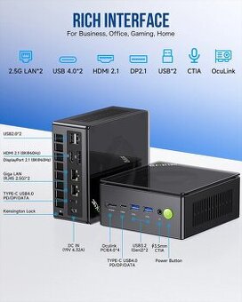 Minipc NUC AMD Ryzen 7 8845HS 32GB RAM 500 GB SSD OCULINK