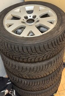 BMW ALU KOLA 5x120 + zimní pneumatiky Nokian WR D4 (205/55 R