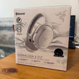 Razer Barracuda X Mercury Edition - bezdrátová sluchátka