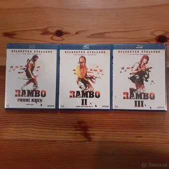 Blu ray - Rambo 3 díly