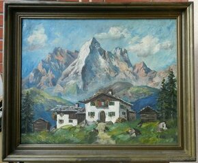 Starožitný obraz A.Erl-Alpy