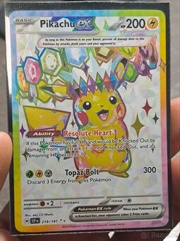 Pokemon TCG Pikachu ex SSP 219