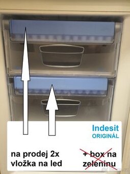 INDESIT originál vložka na led do šuplíku