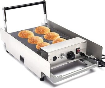 Elektrický hamburger gril (maso, pečivo, vejce)