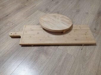 Servírovací prkénko a podnos