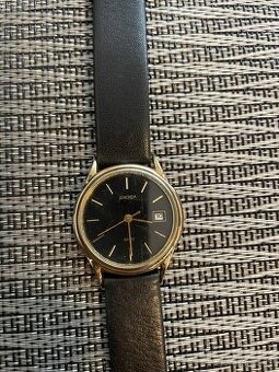 Sekonda Quartz pánské hodinky – retro černý ciferník