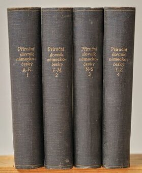 Příruční slovník německo-český 4-dílný