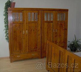 Části secesní ložnice z poč. 20 stol.