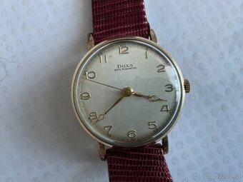 Hodinky Doxa silně zlacené funkční