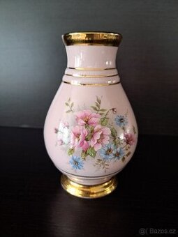 Váza Anfra Chodov růžový porcelán