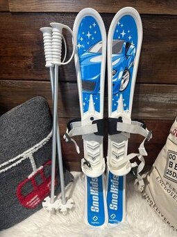 Dětské lyže s holemi HAMAX Blue Car Design