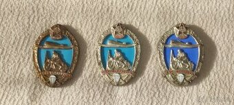Svazarm- odznaky Za obětavou práci-ORIGINÁLY 3ks