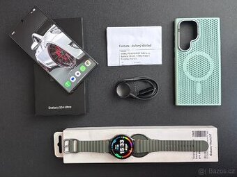 Samsung Galaxy S24 Ultra + Samsung Galaxy Watch7 v záruce.