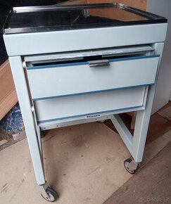 Lékařský celokovový manipulační 2 zásuvk.kontejner