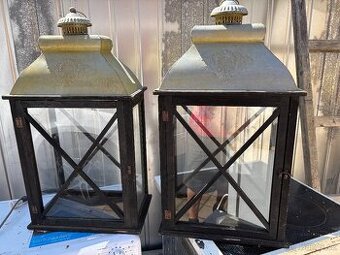 Prodám staré zahradní lampy