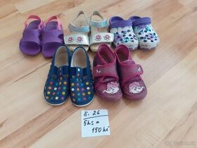 dětská obuv - dívčí č. 26 + 28 - 1