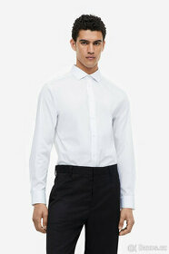 Bílá nová pánská společenská košile H&M vel.XXL