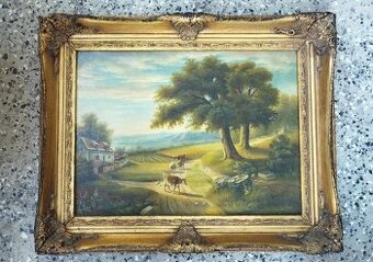 Starý obraz 52x42 cm. - 1