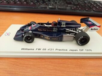 F1 Williams FW05 #21 Masami Kuwashima 1976 Japan Spark 1:43