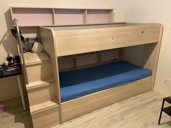 Prodám patrovou postel se schody Aldo BiBOP