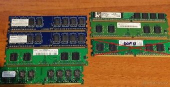 DDR2 // DDR II - Mix 11 ks otestovane, vetsinou jednostrane
