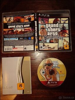 Ps3 - PlayStation 3 GTA San Andreas včetně mapy
