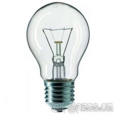 Lustrové plastové objímky E27+žárovky E27/60W/75W - 1