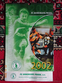 BOHEMIANS PRAHA - nástěnný kalendář 2002 (48x30cm)