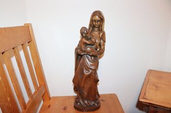 Marie a Jezulátko soška socha dřevo (225L)