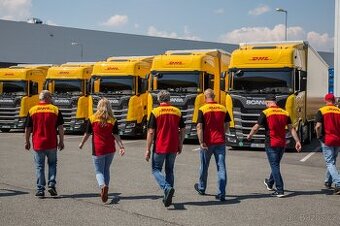 DHL - Prázdninový řidič kamionu (C+E) - 59.500–65.000,-Kč č
