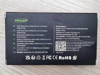 SSD Disk M2 NVMe FN950 1TB, nové