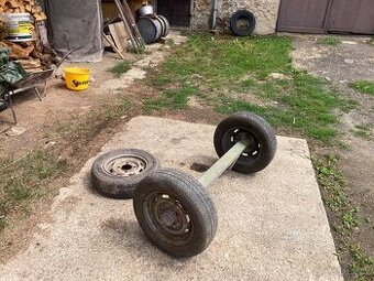 Náprava k vozíku za malotraktor