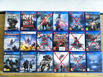 Hry na PS4 + PS5