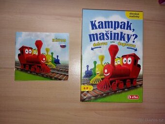 Společenská hra pro děti Kampak, mašinky?