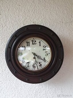 VELKÉ STAROŽITNÉ DŘEVĚNÉ HODINY - 1