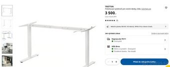 Polohovací podnoží pro stolní desky TROTTEN