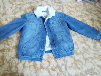 Zimní džínová bunda