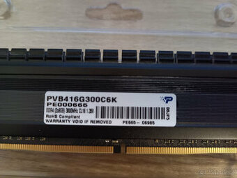 Prodám paměti DDR4 3000 Mhz 2x8GB kit