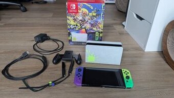 Nintendo Switch OLED – Splatoon 3 edice + 128GB SSD karta