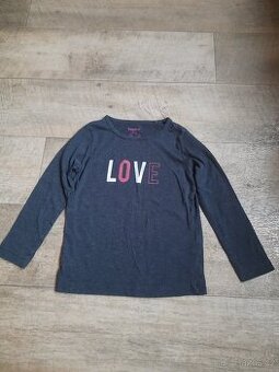 Tričko dlouhý rukáv Love 98/104