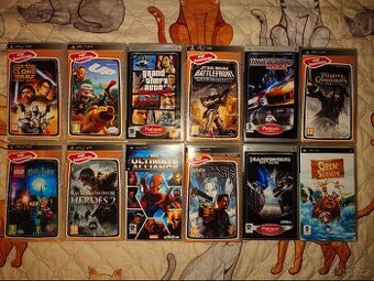 Hry na PSP - PlayStation portable posílám i zásilkovnou