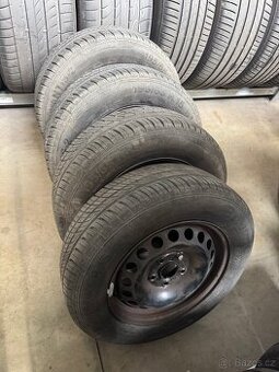 4x Disky+pneu letní Barum 195/65 R15