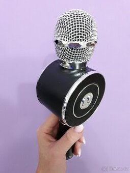 Bluetooth mikrofon bezdrátový reproduktor/karaoke,cena:550kč