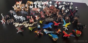 Schleich džungle papoušek opice koala tygr jaguár tukan